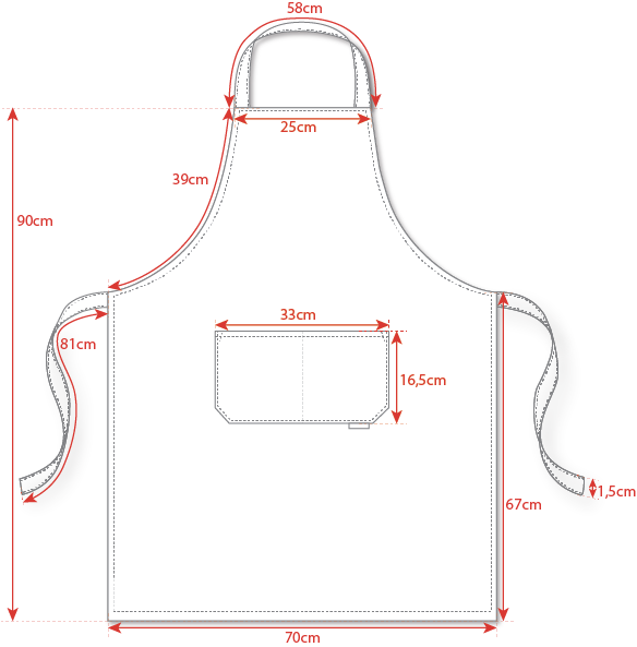 Dimensions tablier